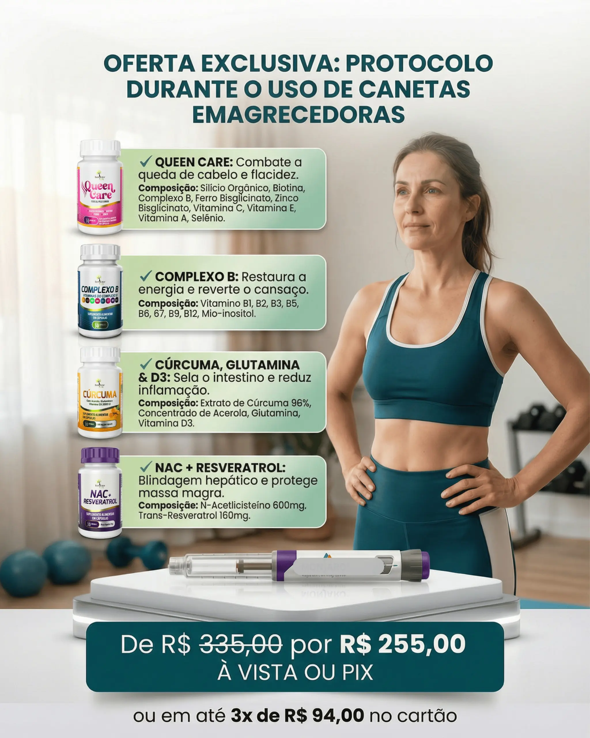 OFERTA KIT CANETA EMAGRECEDORA