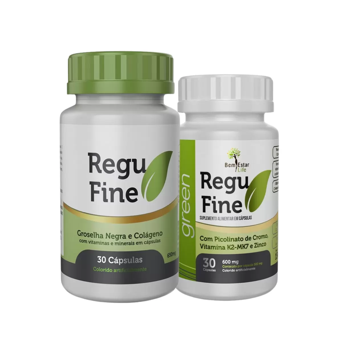 REGU FINE EMAGRECEDOR E REGU GREEN (DETOX) - COMBO EMAGRECIMENTO