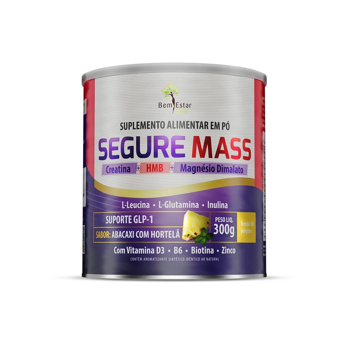 SEGURE MASS 300GR. SABOR ABACAXI