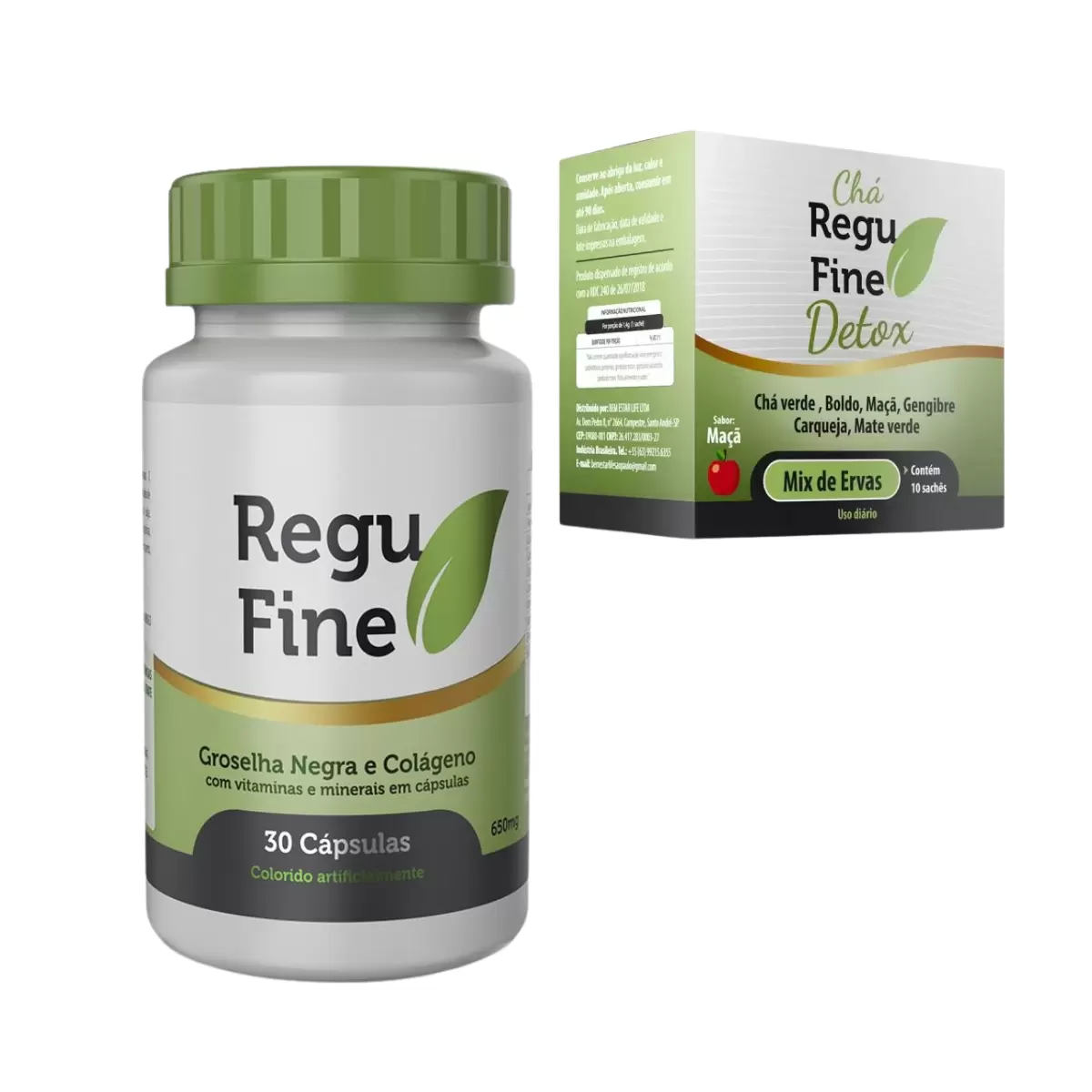 REGU FINE GROSELHA NEGRA + REGU FINE DETOX