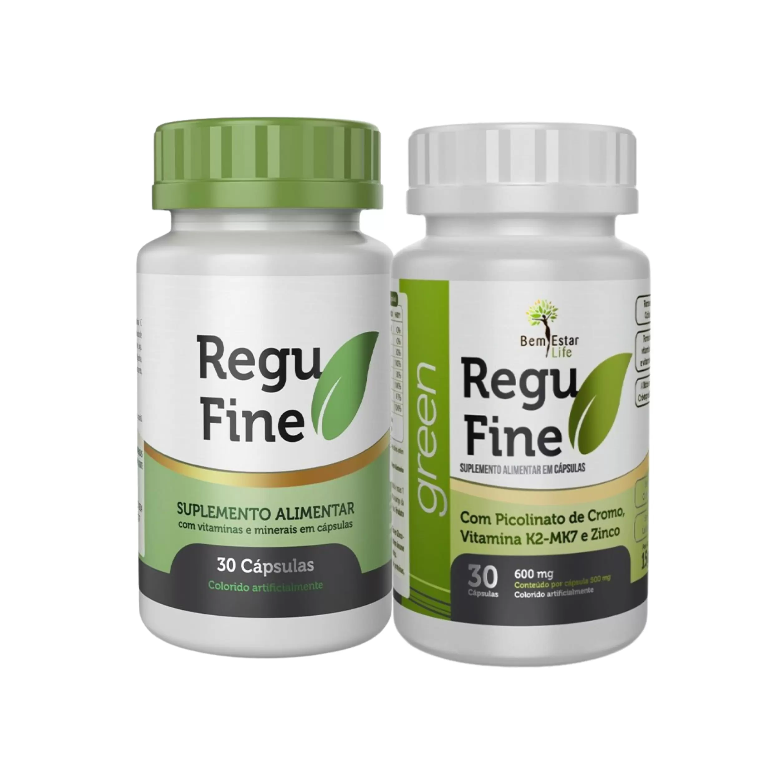 REGU FINE EMAGRECEDOR E REGU GREEN (DETOX) - COMBO EMAGRECIMENTO